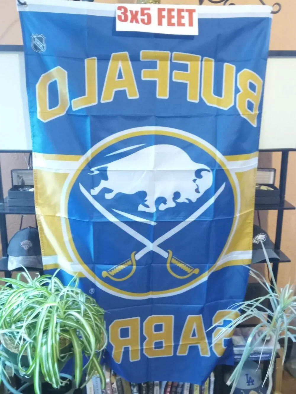 FREE SHIP Buffalo Sabres Vertical NHL 3X5 Feet Flag Banner Pole or Wall Decor